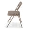 Atlas Commercial Products Triple-Braced Fabric Padded Metal Folding Chair, Gray MFC22GRYFP - alternate 3